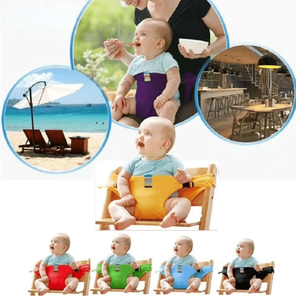 Assento Portátil para Bebê Anti-Queda - segurança e praticidade