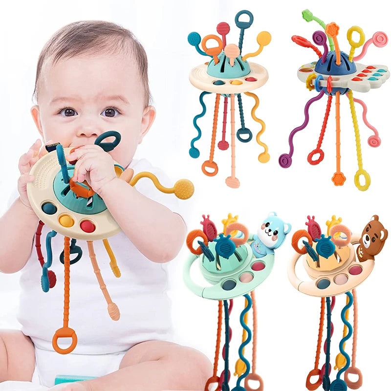 Chocalho Mordedor Montessori • Desenvolvimento Para a Dentição do Bebê - Lançamento