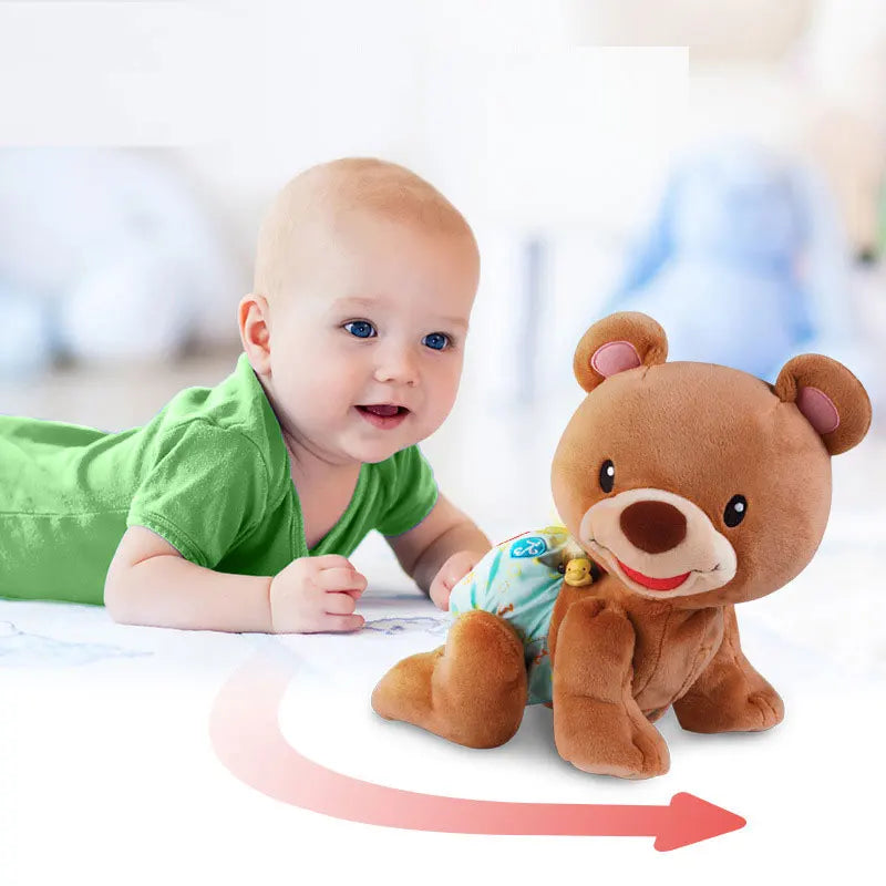 Ursinho Encantado – O Companheiro Perfeito para o Seu Bebê Engatinhar