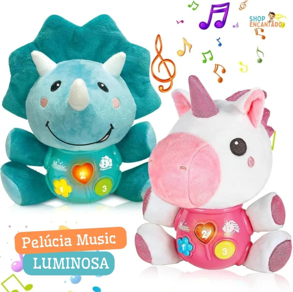 Pelúcia Music Luminosa • O Encantado de sons e luzes