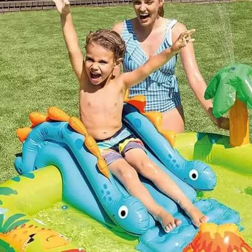 Piscina Parque dos Dinossauros - A Piscina Inflável que Transforma o Verão em Diversão Pré-Histórica