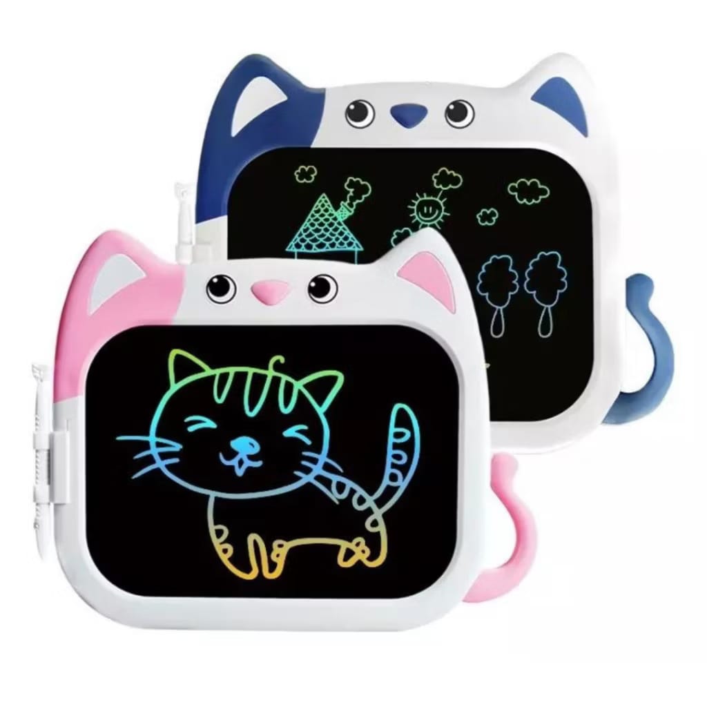 Tablet Lousa Mágica LCD • Interativo Infantil Gatinho Criatividade e Diversão nas Mãos das Crianças