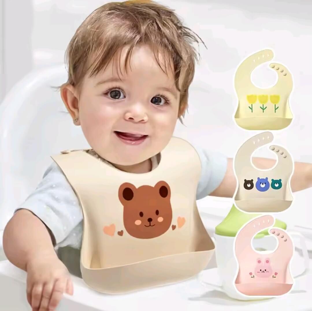 babador de silicone infantil,
babador com cata-migalhas,
babador para bebê apartir 6 meses,
babador unissex impermeável,
babador de silicone alimentício,