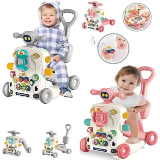 Andador Didático para Bebês 6 em 1 – Segurança, Diversão e Aprendizado