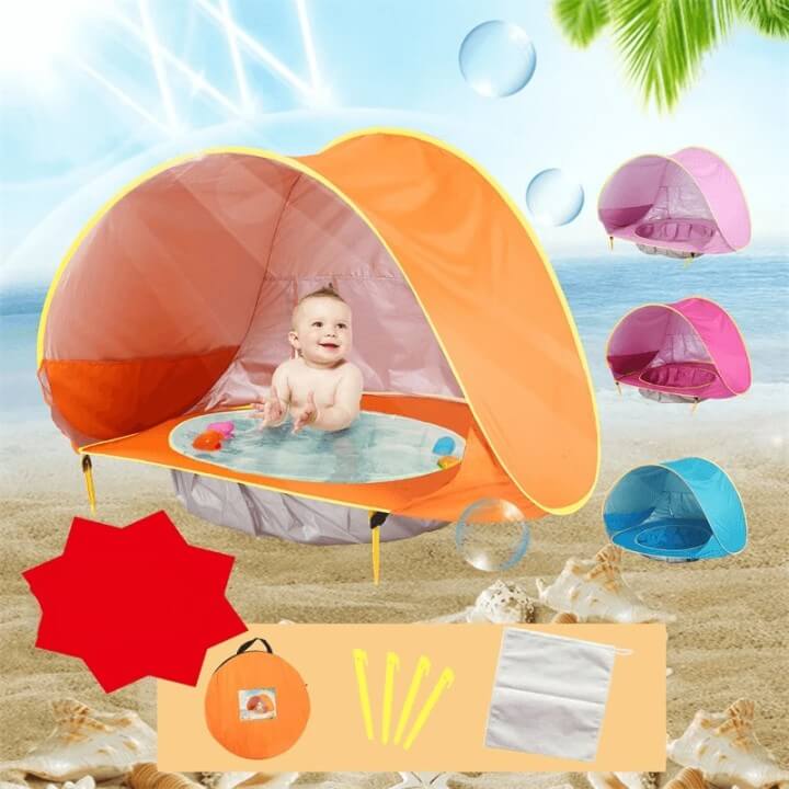 Proteção Solar Premium - Barraca de Praia para Bebê com UV 50+ LANÇAMENTO