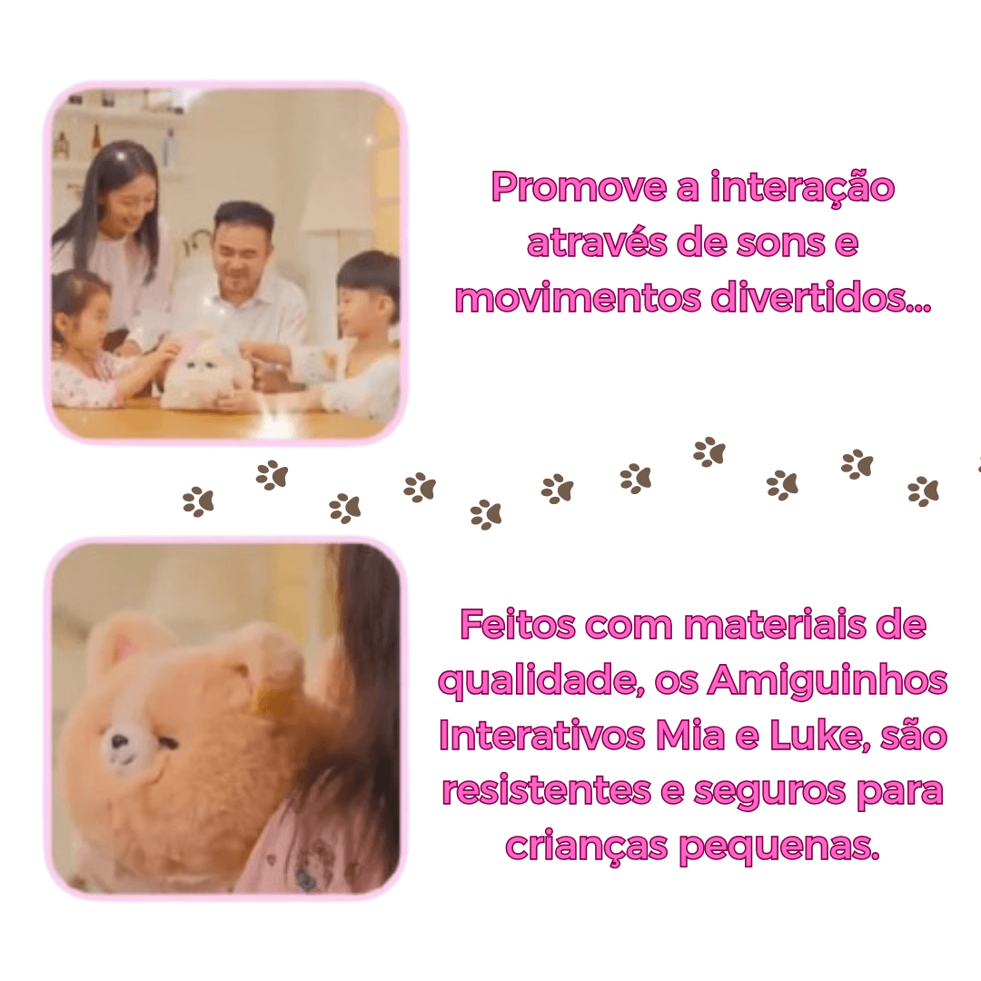 Pelúcia Realista Interativa - Criando Memórias Encantadas e Inesquecíveis