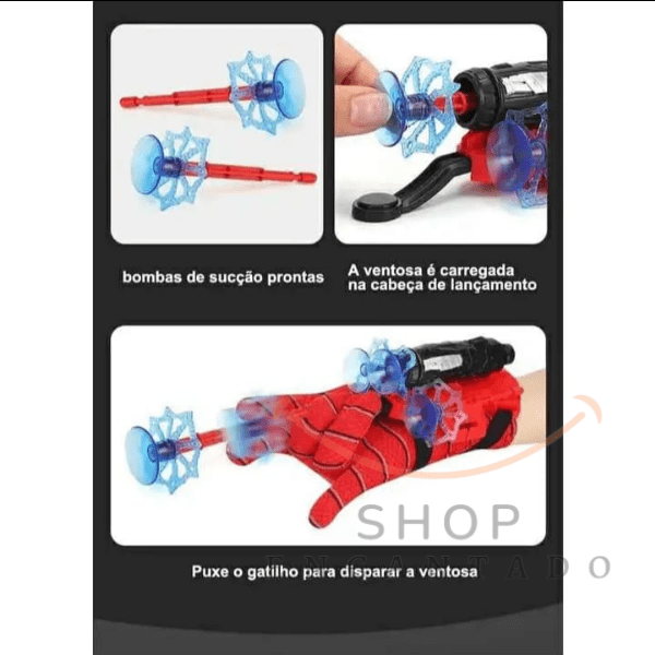 Spider Star Adventure - Lançador de Dardo-Teia do Homem Aranha