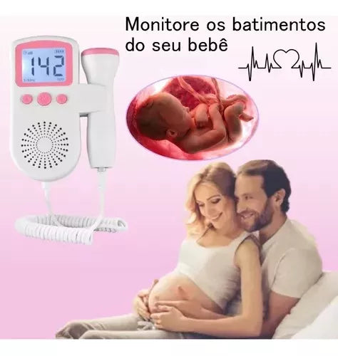 Monitor Fetal Pré-natal • Escute os batimentos do coração do seu bebê