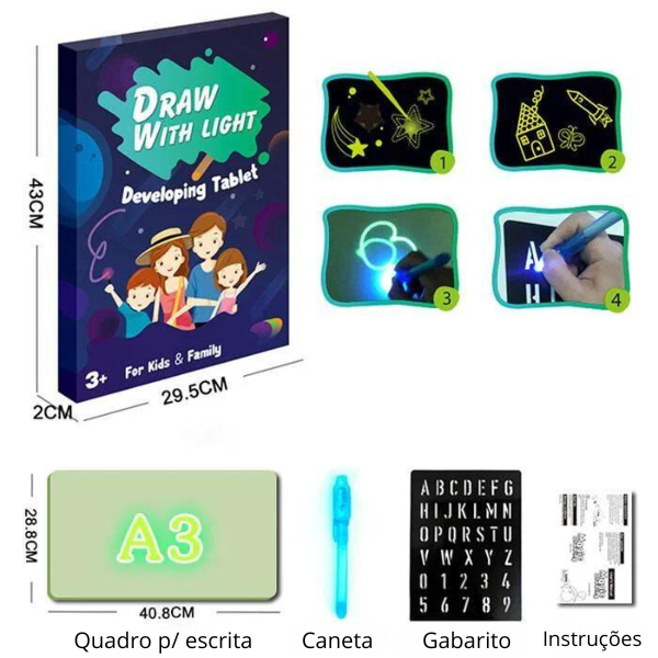 Magia Brilhante • Estimulando a Criatividade Infantil uma aventura de noites brilhantes.