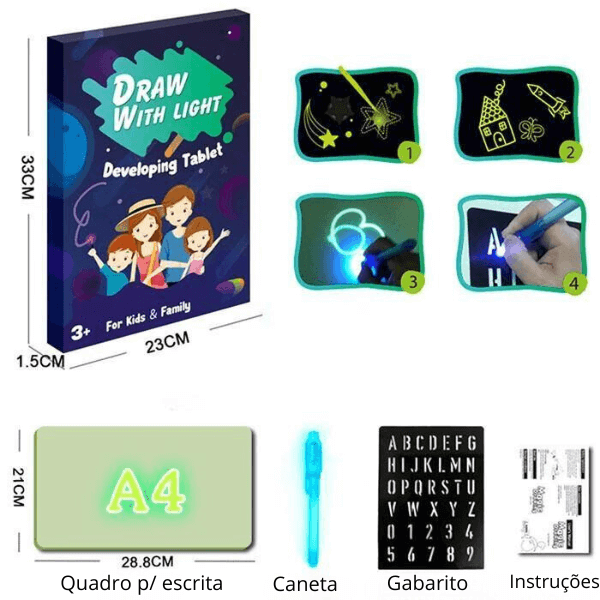 Magia Brilhante • Estimulando a Criatividade Infantil uma aventura de noites brilhantes.