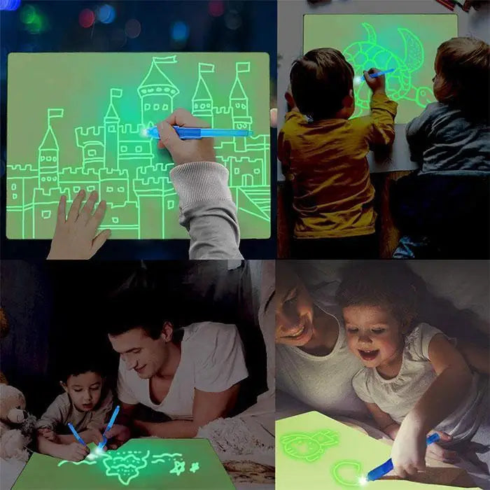 Magia Brilhante • Estimulando a Criatividade Infantil uma aventura de noites brilhantes.
