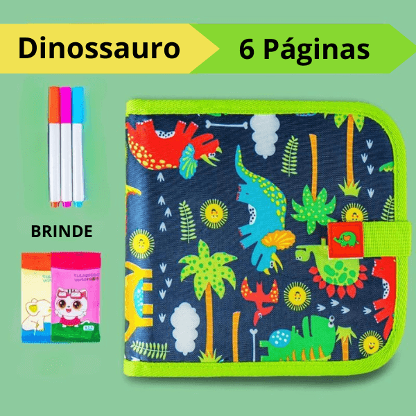 Livro Interativo Reutilizável - Desenhando Aventuras e Estimulando a Criatividade + BRINDE