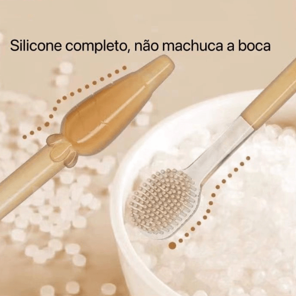SorriBaby - Conjunto de Escovas de Silicone para Bebês