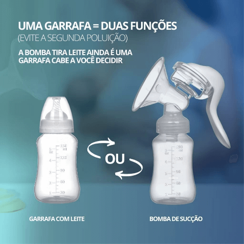 Bomba de Leite Manual – Extração Suave e Confortável