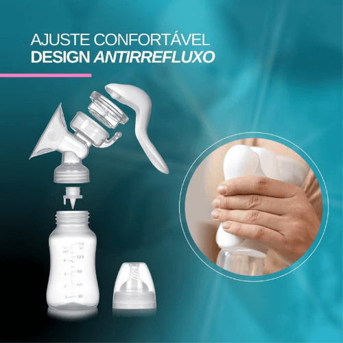 Bomba de Leite Manual – Extração Suave e Confortável