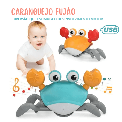 Caranguejo Fujão – Aventura e Desenvolvimento para Seu Bebê
