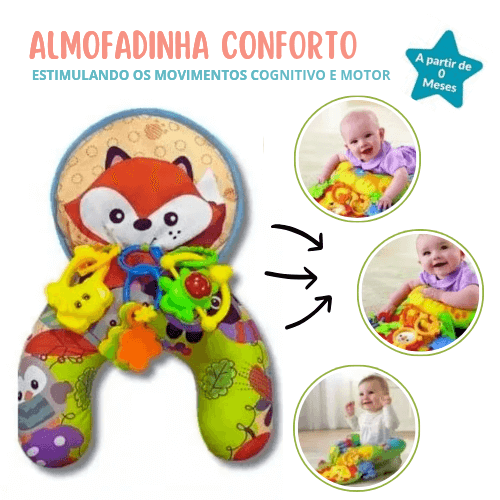 Almofadinha Conforto – Estímulo Sensorial e Conforto para Bebês