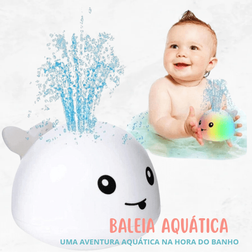 Brinquedo de banho para bebê,
Brinquedo de banho baleia,
Brinquedo infantil com luzes,
Brinquedo de banho com jato de água,
Brinquedo de desenvolvimento sensorial,
Brinquedo de banho à prova d'água,
Brinquedo interativo para bebês,
Brinquedo educativo para hora do banho,