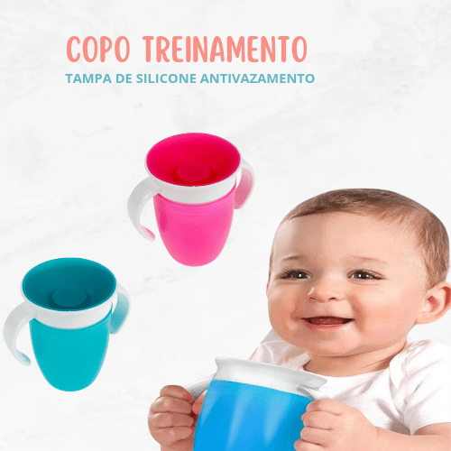 Copo Treinamento Antivazamento 360°