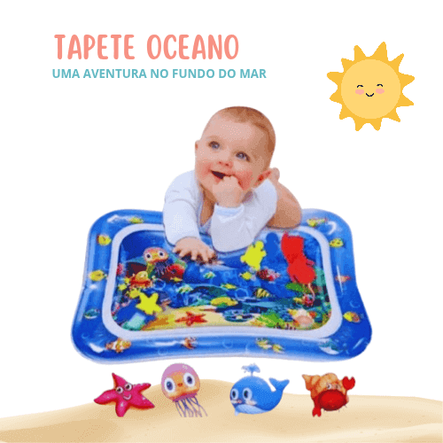 Tapete Inflável para Bebês - Oceano de Diversão