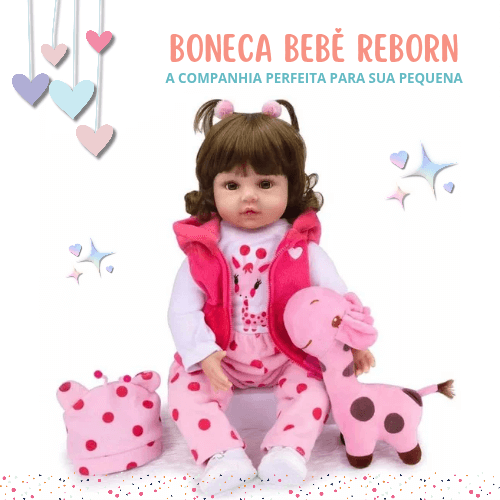 Boneca Bebê Reborn Premium • A Companhia Perfeita Para Sua Pequena.