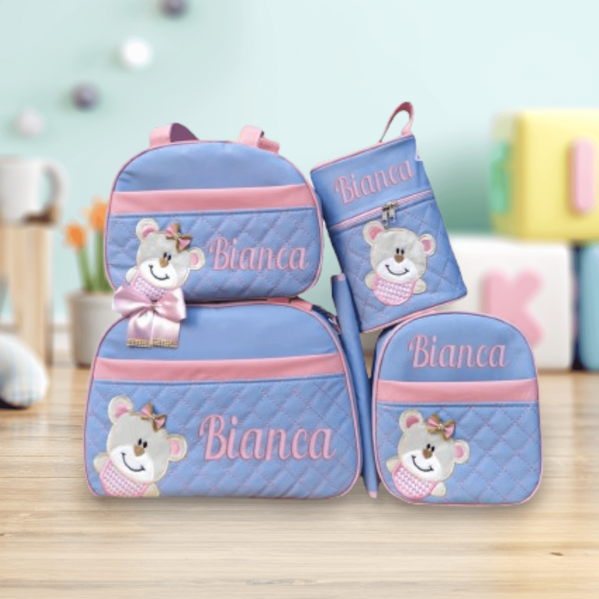 Bolsa Maternidade Personalizada Mommy Bag – Praticidade e Estilo para Você e Seu Bebê