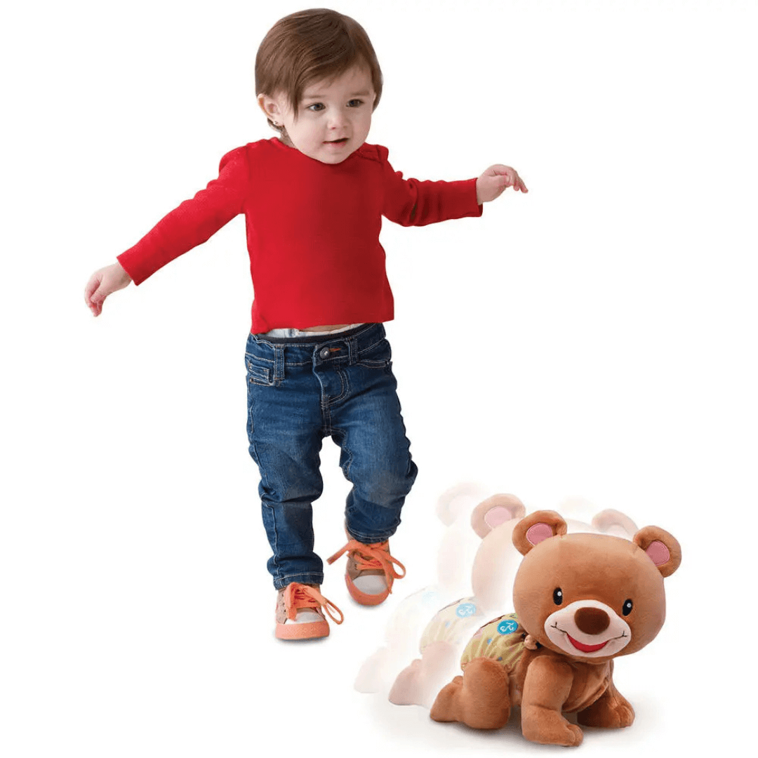 Ursinho Encantado – O Companheiro Perfeito para o Seu Bebê Engatinhar