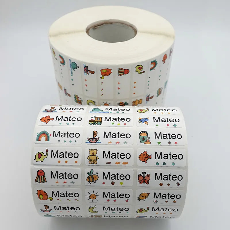 Adesivos Impermeável Personalizados • 120pcs