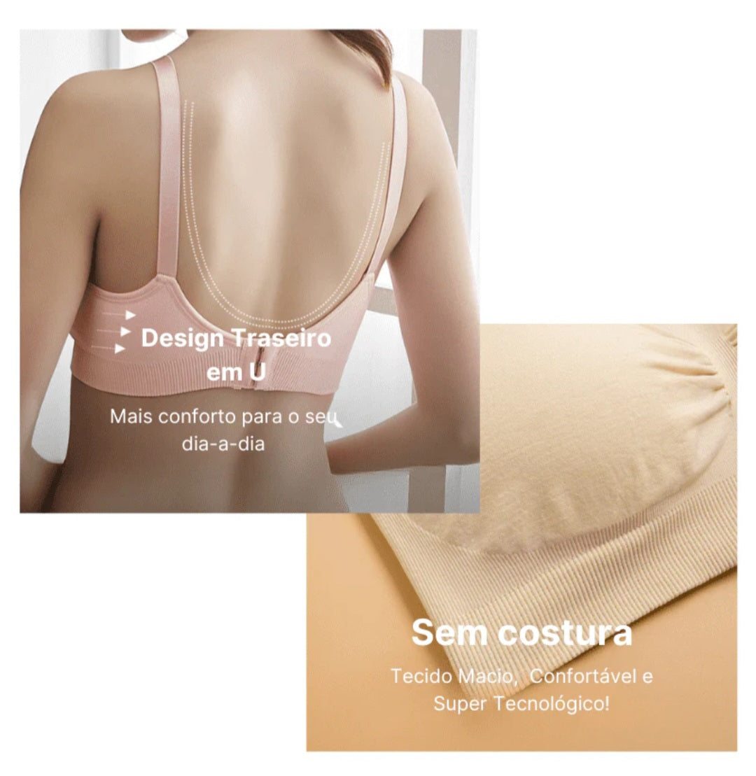 Sutiã ComfortFlex™ - Suporte e Conforto Durante a Amamentação