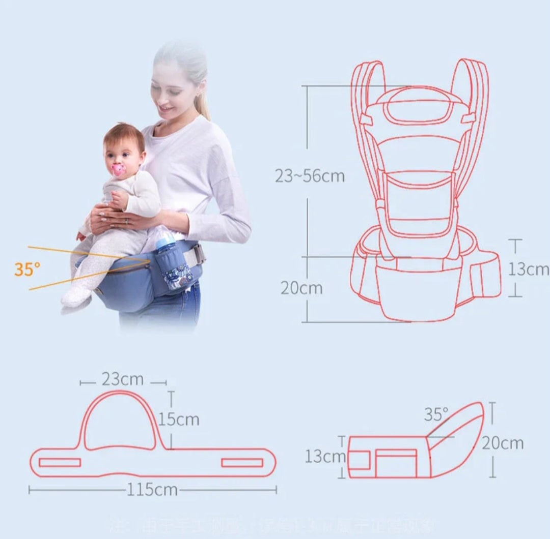 Canguru ErgoConfort: Conforto e Praticidade para Você e Seu Bebê