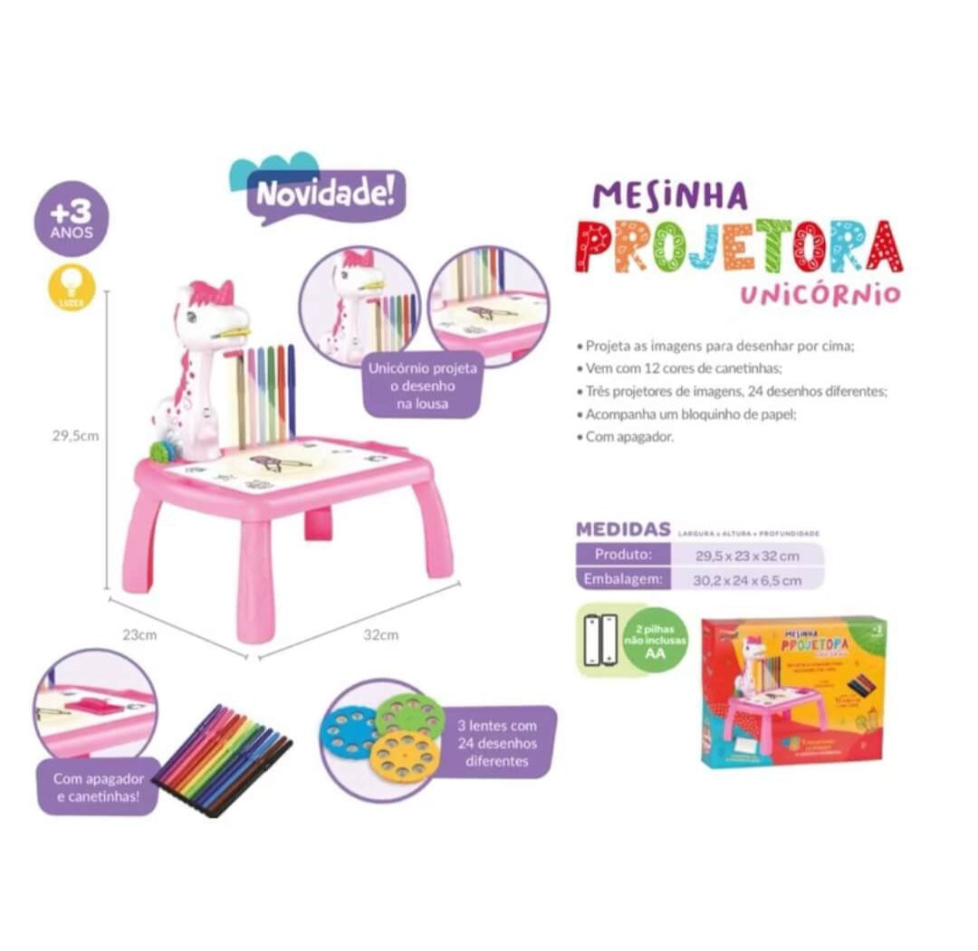 Mesa de Desenhos Mágica - Table Kids