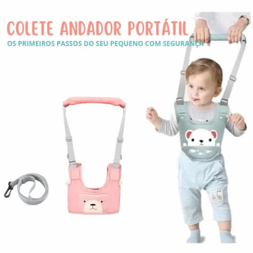Colete Andador Portátil para Bebê