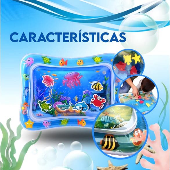 Tapete Inflável para Bebês - Oceano de Diversão
