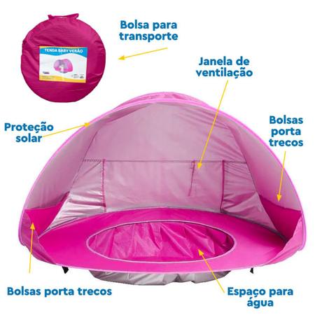 Proteção Solar Premium - Barraca de Praia para Bebê com UV 50+ LANÇAMENTO