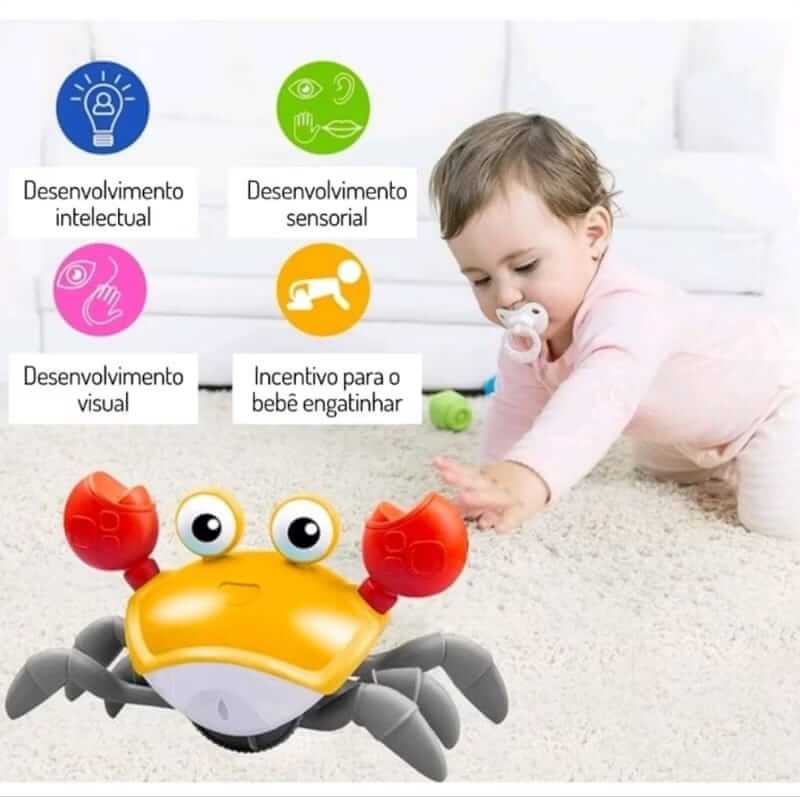 Caranguejo Fujão – Aventura e Desenvolvimento para Seu Bebê