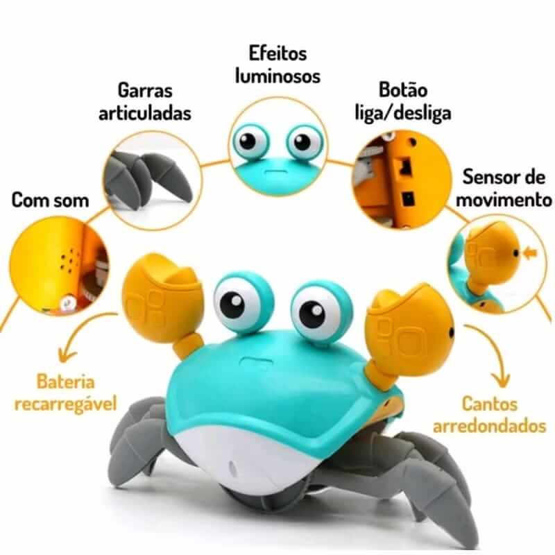 Caranguejo Fujão – Aventura e Desenvolvimento para Seu Bebê