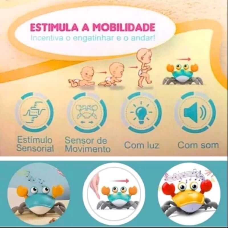 Caranguejo Fujão – Aventura e Desenvolvimento para Seu Bebê