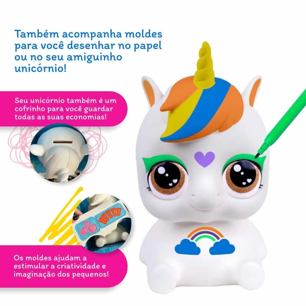 Unicórnio Mundo Colorido - Estimule a Criatividade Infantil!