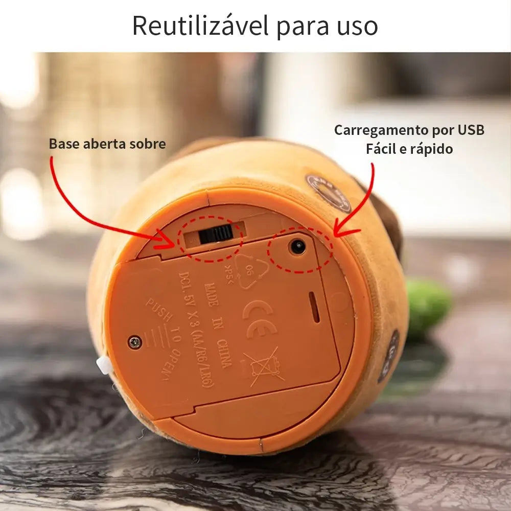 Cacto Dançante Interativo Recarregável - Diversão que Fala e Encanta!