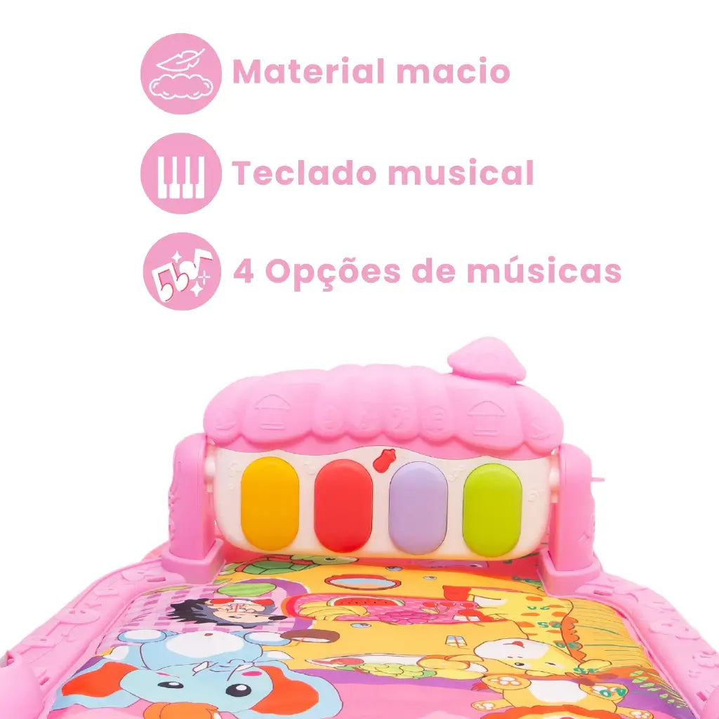 BrincaMelodia: O Tapete Mágico do Desenvolvimento para Bebês