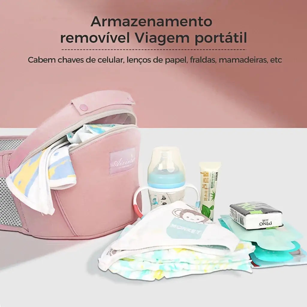 Canguru ErgoConfort: Conforto e Praticidade para Você e Seu Bebê