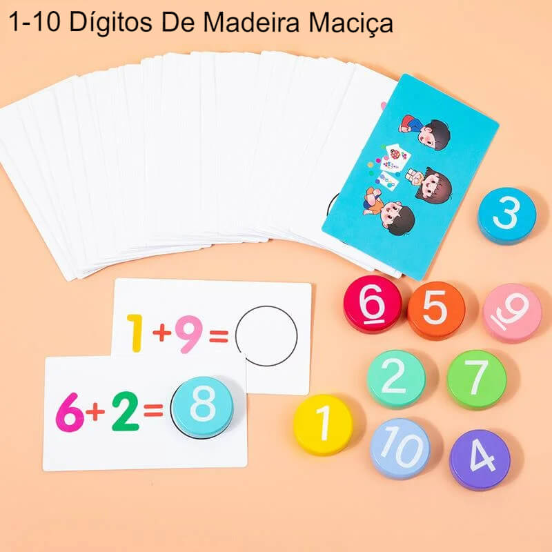 Puzzle Educativo Montessori Matemático