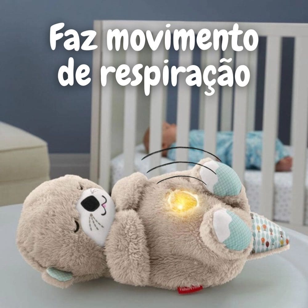 Urso Lontrinha Magic • O melhor amiguinho para às noites de sono do seu bebê