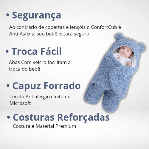 Baby ConfortCub™ - Seu Bebê Sempre Aconchegado
