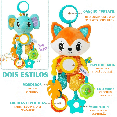 Chocalho Mordedor Interativo – Estímulo e Conforto para o Seu Bebê!