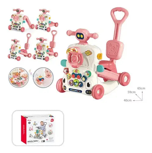 Andador Didático para Bebês 6 em 1 – Segurança, Diversão e Aprendizado