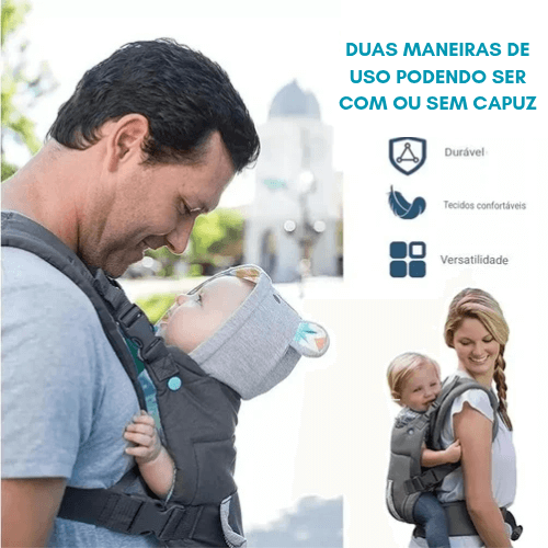 Canguru Ergonômico: O Abraço Seguro para Seu Bebê