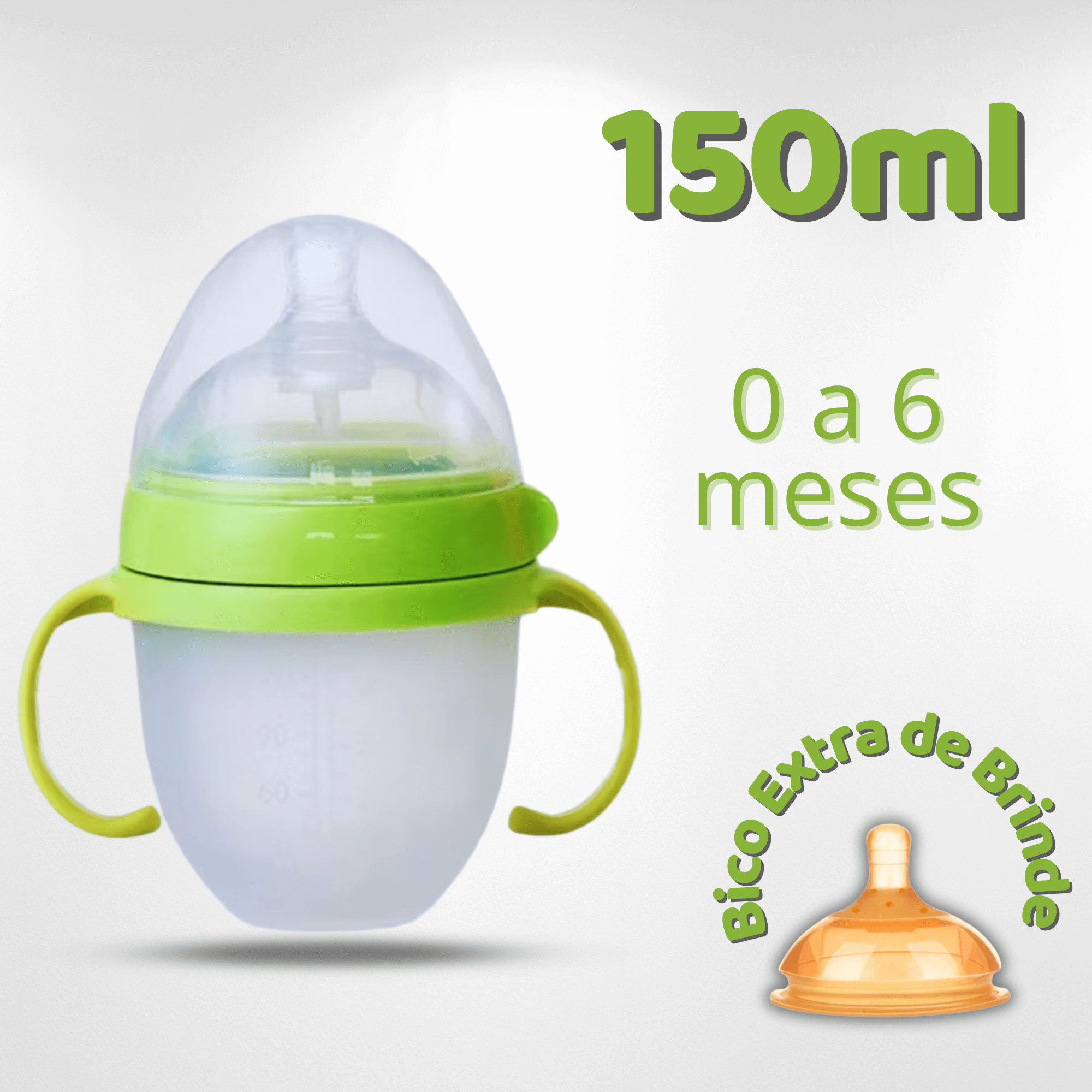 Mamadeira Tetadeira™ - Imita Seio Materno + BICO EXTRA GRÁTIS