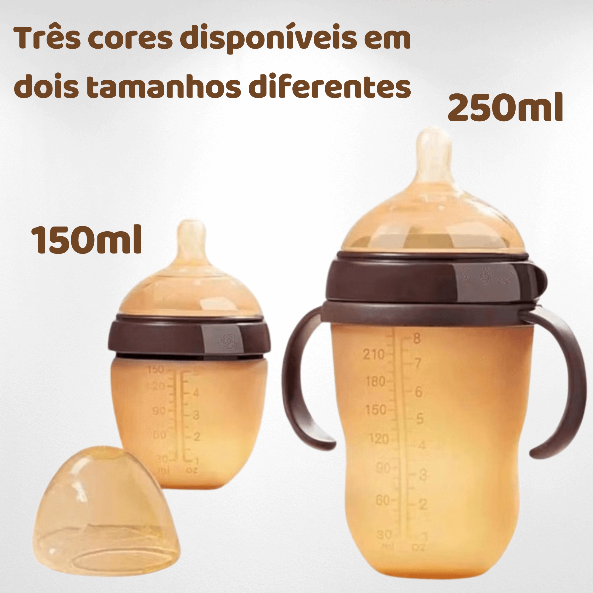 Mamadeira Tetadeira™ - Imita Seio Materno + BICO EXTRA GRÁTIS