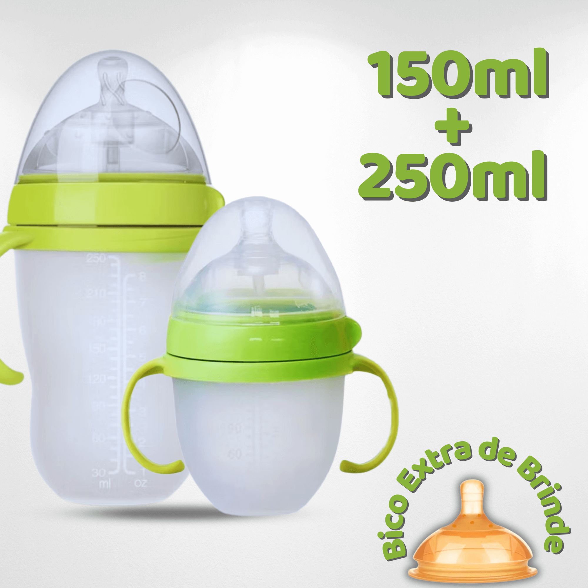 Mamadeira Tetadeira™ - Imita Seio Materno + BICO EXTRA GRÁTIS